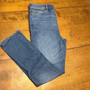 Lands' End Women’s Straight Blue Jeans